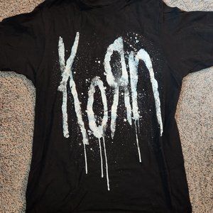 Korn music shirt ladies small fitted